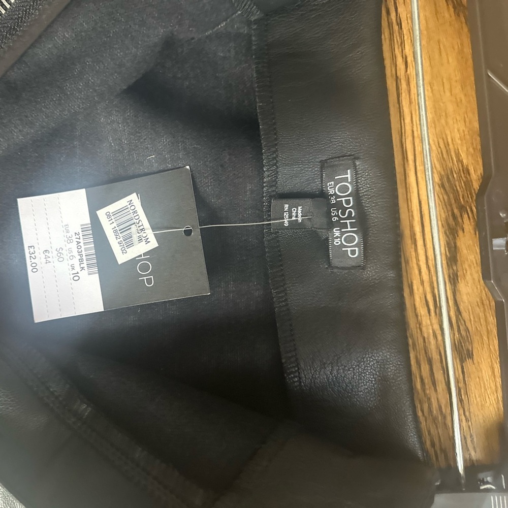 New with tag Nordstrom Patton Leather skirt.